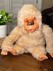 Gonga Vintage 1980   s Russ Baby Thumb Sucking Gorilla Plush Tan Monkey  Ape 7   