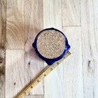 12 Cobalt Blue Jars With Cork Lids 4   