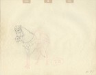 Disney Sleeping Beauty Animation Drawing Of Samson  Prince Phillip s Horse  1959