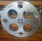 Vintage 24  Goldberg Bros  Movie Film Reel 35mm Bent Rim From Hanging