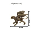 Brass Griffon Dragon Animal Statue Sculpture Tabletop Figurine Home Decor Gift