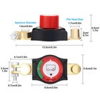 Top Post Battery Disconnect Switch 12-48v Marine Battery Cut-off Switch Isolator