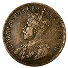 1916 Canadian Large One Cent Coin Canada King George Km  21 Lot B9-155