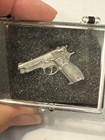 Smith   Wesson Pistol Vintage Tie Tack Lapel Pin Gun Target Shoot Novelty Gift