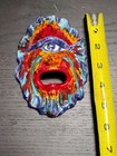 Trinacria Hand Painted Sicilian Ceramic Wall Mask Signed