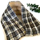 Heat Pack Neck Wrap  Xl Long Wide Microwavable Heating Pad Flax Rice Neck Warmer