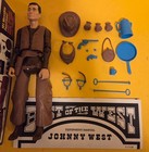 Johnny West Figure    Mod Cactus Box   21 Accessories   Manual Copy Marx
