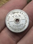 1935 Washington State Tax Token 10 Cents Or Less Great Depression Aluminum Coin