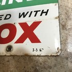 Vintage Advertising Texaco Sky Chief Pump Plate Sign Heavy Metal