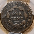 1810 09 Large Cent  Pcgs G06  Pleasing  Tough Type  Dkrc
