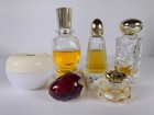 Lot Of 6 Vintage Avon Perfume Mini Bottles Vanity Decor
