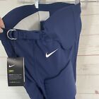 Nike Dri-fit Boys Padded Football Pants Size Medium Blue Belted New