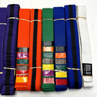Karate Martial Arts Jiu Jitsu Uniform Rank Belts Lot Blue Orange Purple White