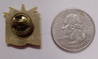 1982 Statue Of Liberty 1886-1986 Flag And Crown Pin Rare Ellis Island