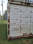White Metal Shipping Container With Roll-up Door Portable Cargo Storage Unit
