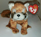 Ty Beanie Baby - Rusty The Red Panda 5 5  New Mwmts Plush Stuffed Animal Toy