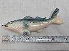 Vintage Chehalis Wa Fish Bass Sewing Fishing Tape Measure Figural Celluloid