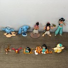 Disney Aladdin Figures Lot Toys Figurines Cake Toppers Vintage Collection Set 10