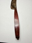 Vintage Mid Century Modern Style Rosewood And Gold Cake Knife 
