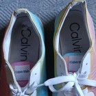 Calvin Klein Low Top Lace Up Multicolor Gradient Sneaker Size 9 5 M