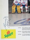 Autographed 1987 Rochester Americans Team Photo  Benoit Hogue  Vintage Hockey