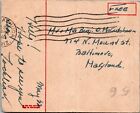 Vtg Matchbook Postcard 1943 Ww2 365th Inf 92nd Div Fort Huachuca Arizona Army