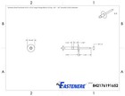 Large Flange Pop Rivets Stainless Steel 3 16  X 3 16  Size  6-3  Quantity 25