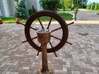 Ship Steering Wheel Authentic From 1900