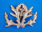 Vintage Cast Metal Decorative Hardware Applique Mount With Angel Or Cherub