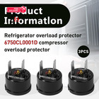3-pack Mra12325-9201 Refrigerator Compressor Overload Protector   Relay Kit   