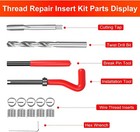 M14 X 1 5 Thread Repair Tool Stainless Helicoil Wire Insert Kit 15pc