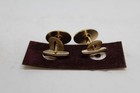 Vintage  Gold-tone Caduceus Rn Nurse Cufflinks