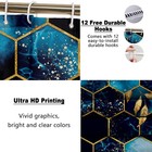 4 Pcs Bathroom Shower Curtain Set bathroom Sets With Rugsbath Mat u Shape And   