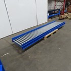 26  Wide 10  Long Gravity Roller Box Conveyor 1 90  Roller