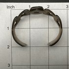 Vintage Navajo Begay Sterling Silver Turquoise Sandcast Bracelet Small 6-1 8 