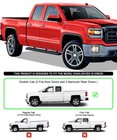 Superseded Running Boards 4  Matte Black Fit 07-18 Silverado Sierra Double Cab