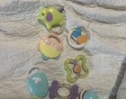 Unisex Baby Unbranded Colorful Piece Rattle Doll Animals Toy Set Lot Of 7