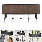 Wall Mount Key Rack Hanger Holder 5 Hook Chain Storage Keys Organizer Home Tool