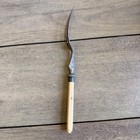 Antique 2 Tine Fork Bone Handle Early Revolutionary 18th Or 19th C  Civil War