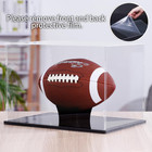 Clear Acrylic Football Display Case Memorabilia Holder For Sports Collectors