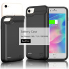Extended Battery Charge Case For Iphone 6s 7 8 Plus Se Portable Power Bank Cover