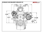 Ls Truck - Power Steering Pump   Alternator Bracket Kit W  Water Pump Spacers