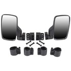 Niche Side View Mirror Set For Yamaha Wolverine Rhino Viking 450 660 700 Black