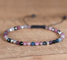 Rainbow Tourmaline Dainty Bracelet Healing Energy Reiki Bracelet Perfect Gift