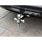 Trailer Receiver Hitch Triple Ball Mount With Hook  Fits For 2 Inch Receiver