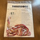 Nip Dimensions 4 Beary Merry Bears Christmas Ornaments Crewel