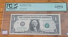  error 1977  1 Dollar  Set Of 3  Ink Shift Green Print Graded 66-64 Ppq Bookend 