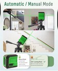 Laser Level With 50    Tripod  360   Self Leveling Cross Line Lazer Level  Green   