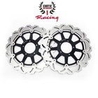 2 Front Brake Disc Rotors For Ducati Monster 1200 Monster 821 Dark Abs 2014-2024