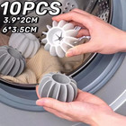 10pcs Reusable Laundry Balls     Silicone Pet Hair Remover   Clothes Cleaning Tool